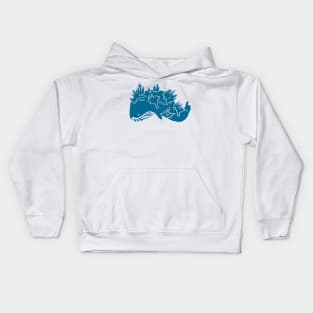 whale city Kids Hoodie